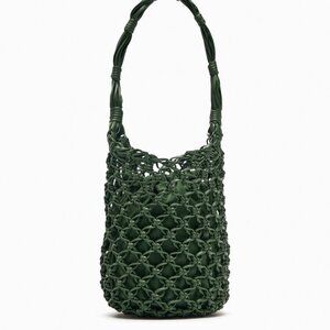 Zara Woven Bucket Bag